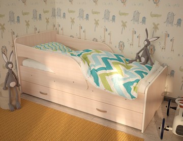 Детская кровать для мальчика Максимка, цвет Млечный дуб в Магадане