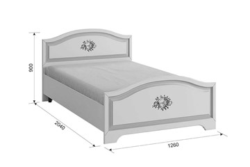 Кровать подростковая Алиса 1,2х2,0 в Магадане - предосмотр 2
