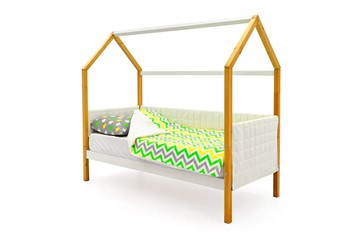 Детская кровать-домик «Svogen белая-дерево» мягкая в Магадане