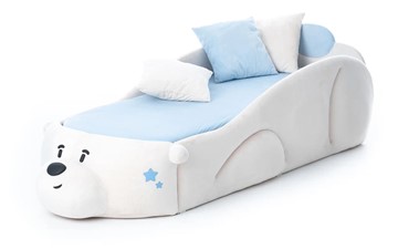 Кровать односпальная детская Мишка Pasha, белый в Магадане
