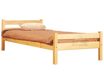 Кровать односпальная детская Фортуна 9, 900х1900, массив Белая или Лак в Магадане