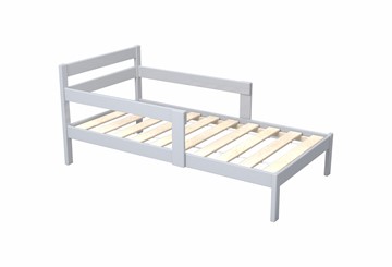 Детская кровать для девочки Нордик 900х1800, массив белый в Магадане