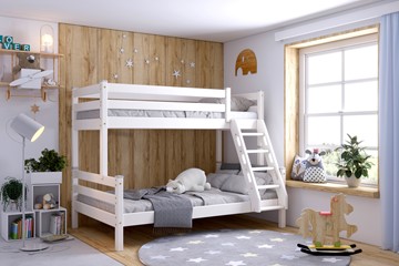 Двухэтажная детская кровать Мебельград Адель, Белый в Магадане