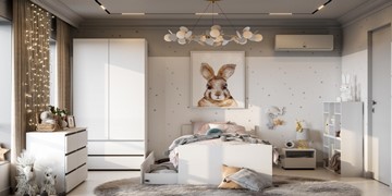 Детская спальня Токио, белый текстурный в Магадане
