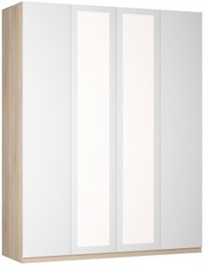 Шкаф распашной Реал (Push to open; R-230х180х45-1-PO-М), с зеркалом в Магадане