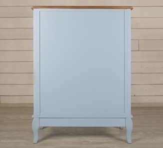 Шкаф со стеклянными дверцами Leontina для посуды (ST9318B) Голубой в Магадане - предосмотр 4