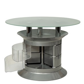 Стеклянный столик Benito gray plus в Магадане