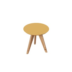Круглый столик Тип 8 H 350 ЛД.451240.000  (Софт Шафран/Дуб Вотан) в Магадане