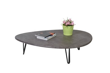 Журнальный стол Мебелик Дадли, серый бетон в Магадане