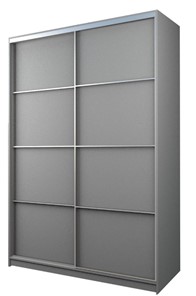 Шкаф 2-х створчатый MAX МШ-23-6-18-11, Профиль Серебро/Цвет Серый в Магадане