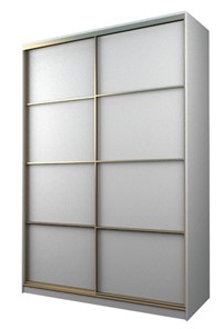 Шкаф 2-х дверный MAX МШ-23-6-18-11, Профиль Золото/Цвет Белый в Магадане
