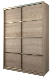 Шкаф 2-х дверный MAX МШ-23-6-18-11, Профиль Золото/Цвет Дуб Сонома в Магадане