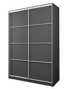 Шкаф 2-х створчатый MAX МШ-25-6-18-11, Профиль Белый/Цвет Графит в Магадане