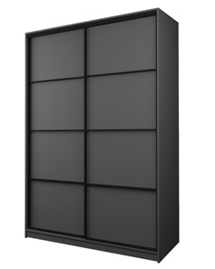 Шкаф 2-х створчатый MAX МШ-25-6-18-11, Профиль Черный/Цвет Графит в Магадане