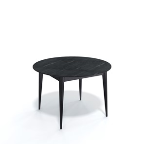 Раздвижной стол Kenner W1200 (Черный/Мрамор серый) в Магадане