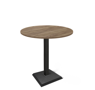 Барный стол SHT-TU5-BS2/H110 / SHT-TT 90 ЛДСП (дуб галифакс табак/черный) в Магадане