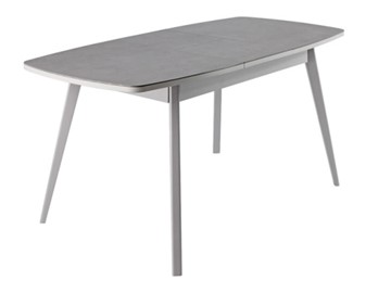 Кухонный стол раздвижной Артктур, Керамика, grigio серый, 51 диагональные массив серый в Магадане