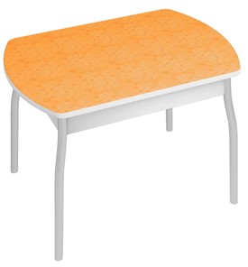 Стол обеденный Орфей-6, Оранжевые цветы в Магадане