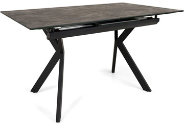 Кухонный стол раскладной Бордо 1CX 140х85 (Oxide Nero/Графит) в Магадане