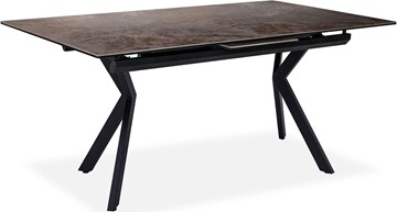 Обеденный раздвижной стол Бордо 2CX 160х90 (Oxide Moro/Графит) в Магадане