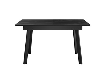 Раздвижной стол DikLine SKH125 Керамика Черный мрамор/подстолье черное/опоры черные (2 уп.) в Магадане