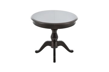 Деревянный стол на кухню Фабрицио-1 Круг 820, (Тон 8 - Венге натуральный) Морилка/Эмаль в Магадане