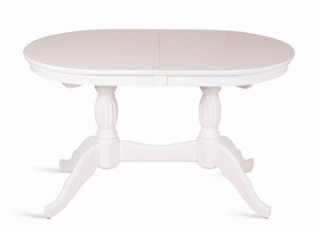 Кухонный раскладной стол Лилия-1300 (белая эмаль) 78,5x82x130+35 в Магадане