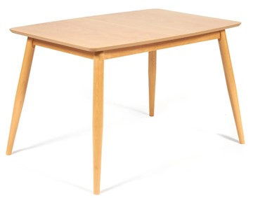 Кухонный раздвижной стол Pavillion (Павильон) бук/мдф 80x120+40x75, Натуральный арт.13982 в Магадане