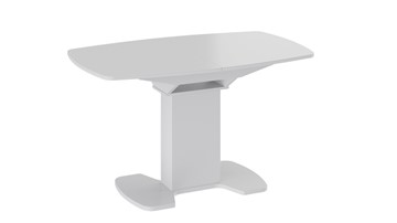 Стол из стекла Портофино (СМ(ТД)-105.02.11(1)), цвет Белый глянец/Стекло белое в Магадане