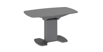 Раздвижной стол Портофино (СМ(ТД)-105.02.11(1)), цвет Серое/Стекло серое матовое LUX в Магадане