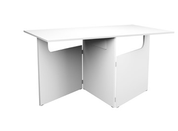 Обеденный раздвижной стол ХИТ -СО-6, Белая шагрень в Магадане