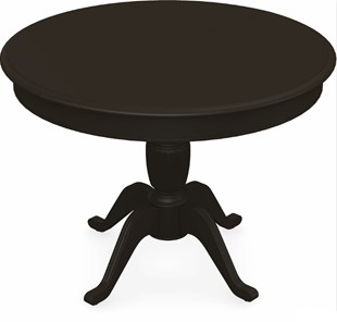 Овальный стол на кухню Леонардо-1 исп. Круг 1000, тон 11 (Морилка/Эмаль) в Магадане