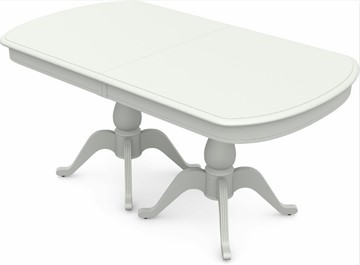 Обеденный раздвижной стол Фабрицио-2 исп. Мыло большой 2 вставки, Тон 9 (Морилка/Эмаль) в Магадане