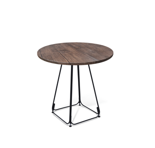 Круглый стол на кухню SHT-TU23/H71/ТT 80 (темно-серый/палисандр) в Магадане