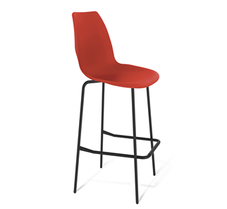 Обеденный стул SHT-ST29/S29 (красный ral 3020/черный муар) в Магадане