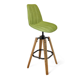 Барный стул SHT-ST29-C1/S93 (оливковый/брашированный коричневый/черный муар) в Магадане