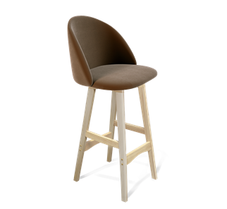 Барный стул SHT-ST35 / SHT-S65 (кофейный ликер/прозрачный лак) в Магадане