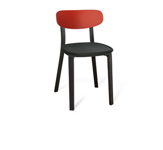 Кухонный стул SHT-ST85-2/SB85-2/S85 (красный/черный/черный) в Магадане