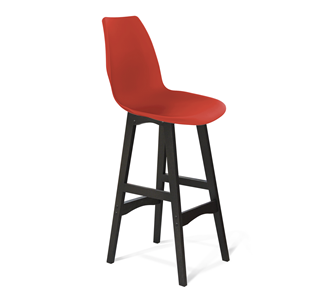Обеденный стул SHT-ST29/S65 (красный ral 3020/венге) в Магадане