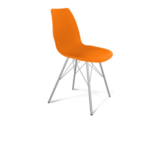 Кухонный стул SHT-ST29/S37 (оранжевый ral2003/хром лак) в Магадане