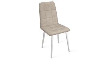 Обеденный стул Аспен К1С (Белый матовый/Микровелюр Duna Brilliant) в Магадане