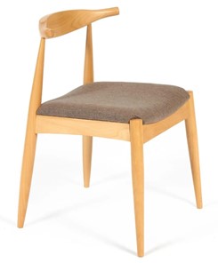 Обеденный стул BULL бук/ткань 54,5x54x75 Натуральный арт.19586 в Магадане