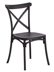 Обеденный стул CROSS (mod. PL24) 48х58х89 Black (черный) 05 арт.19693 в Магадане
