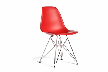 Обеденный стул DSL 110 Chrom (красный) в Магадане