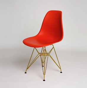 Обеденный стул DSL 110 Gold (красный) в Магадане