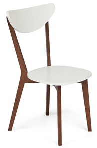 Кухонный стул MAXI (Макси), бук/МДФ 86x48,5x54,5 Белый/Коричневый (2 шт) арт.10464 в Магадане