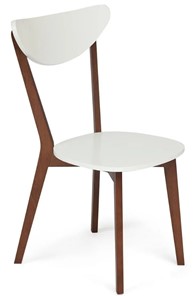Кухонный стул MAXI (Макси), бук/МДФ 86x48,5x54,5 Белый/Коричневый арт.19583 в Магадане