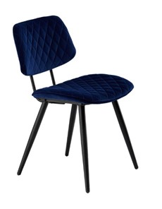 Кухонный стул Фрея, Велюр Tesla 20 (тёмно-синий) / Черный муар матовый в Магадане