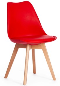 Обеденный стул TULIP (mod. 73) 48,5х52,5х83 красный арт.14208 в Магадане