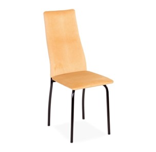 Обеденный стул Волна, каркас металл черный, велюр тайту 16 в Магадане